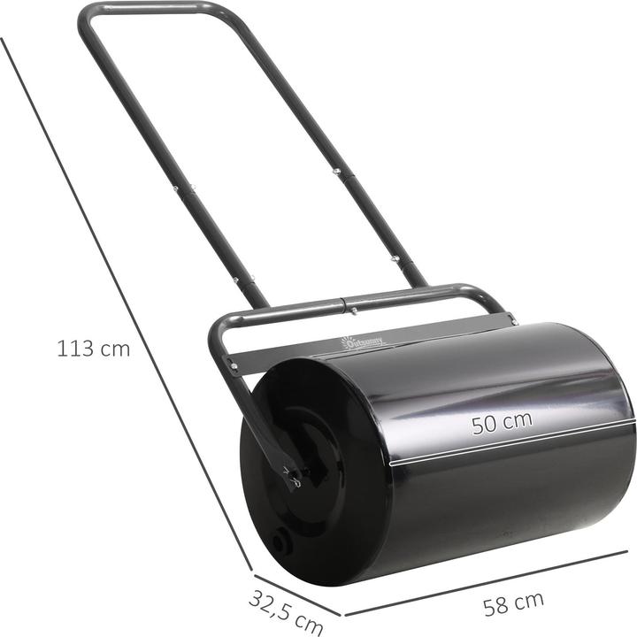 Actual product image Durhand Lawn roller with U-handle