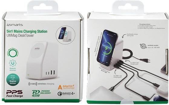 Produktbild 4smarts Ladestation UltiMag Desktower 5-in-1 (78 W)