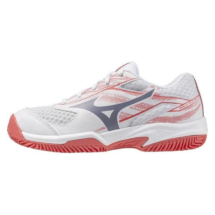 Mizuno, Unisex, Tennisschuhe, Break Shot 5 (39), Blau, Weiss, Rosa
