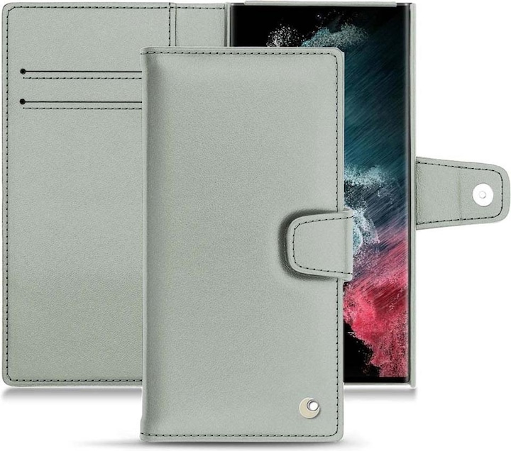 Noreve Lederschutzhülle Wallet (Samsung Galaxy S22 Ultra (5G))