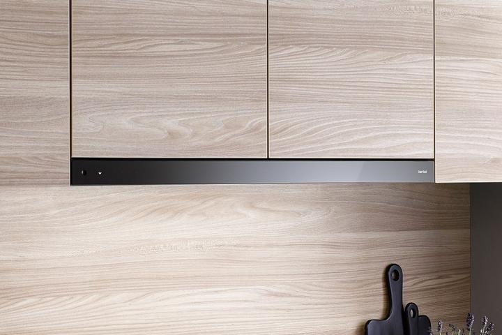 Actual product image Berbel Built-in hood Glassline 60 BEH 60 GL black exhaust air (4011593-020)