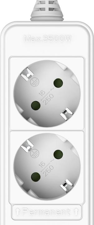 Produktbild Hama 00223141 Intelligente Steckerleiste 6 AC-Ausgänge 3 m (6x, CEE 7/4, 3 m)