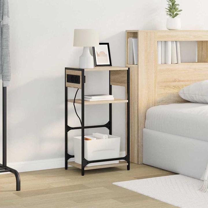 Actual product image vidaXL Bedside table