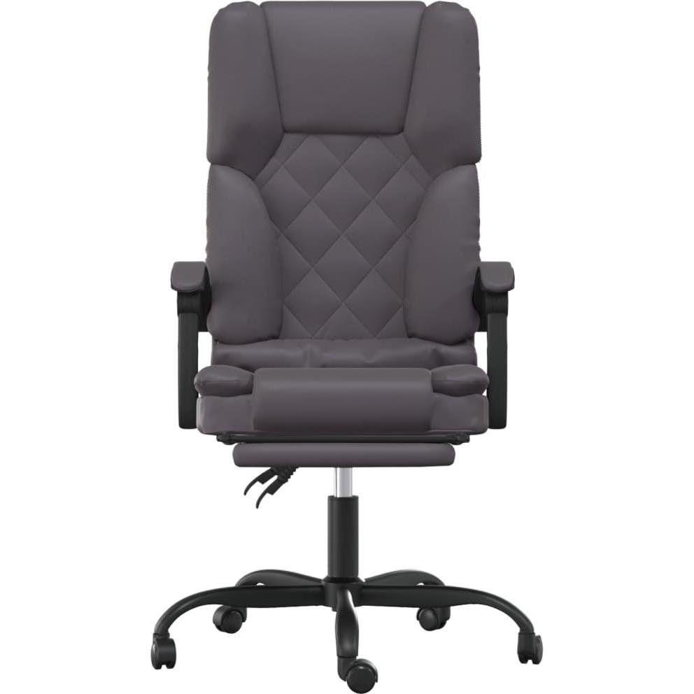 Vidaxl Grau Bürostuhl, Massage-Bürostuhl (46.50 - 56 Cm)