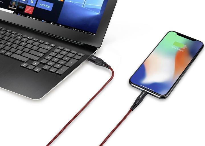 Actual product image Toolcraft USB cable (1 m, USB 2.0, 12 W)