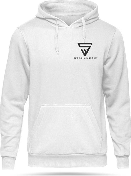 Produktbild Stahlwerk Hoodie Kapuzenpulli Kapuzenpullover Weiss Grösse M (M)
