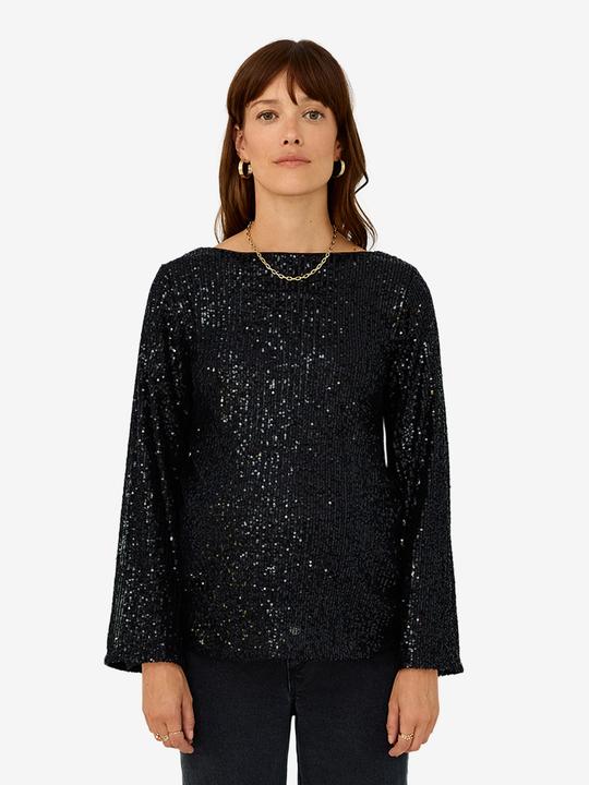 Immagine prodotto Vertbaudet Wendbare Umstandsbluse mit Pailletten & V-Ausschnitt (42)