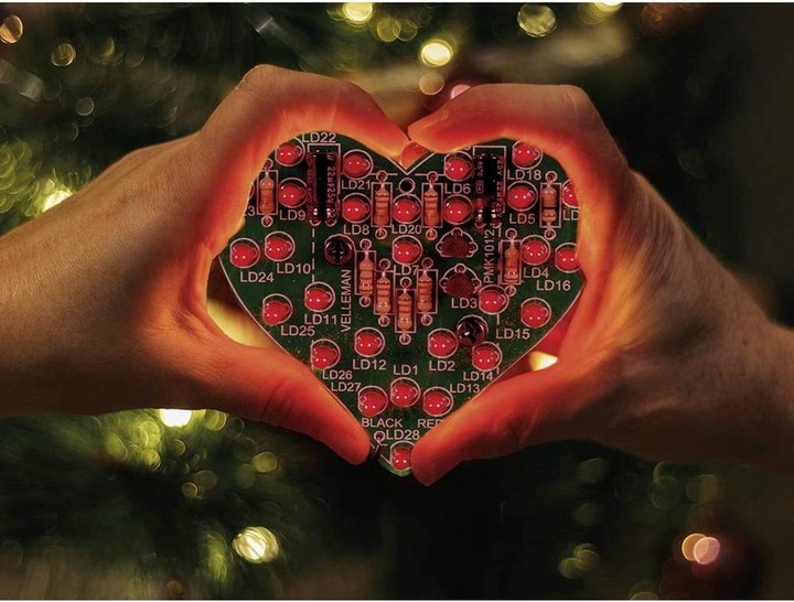 Actual product image Velleman Flashing LED Sweethearts