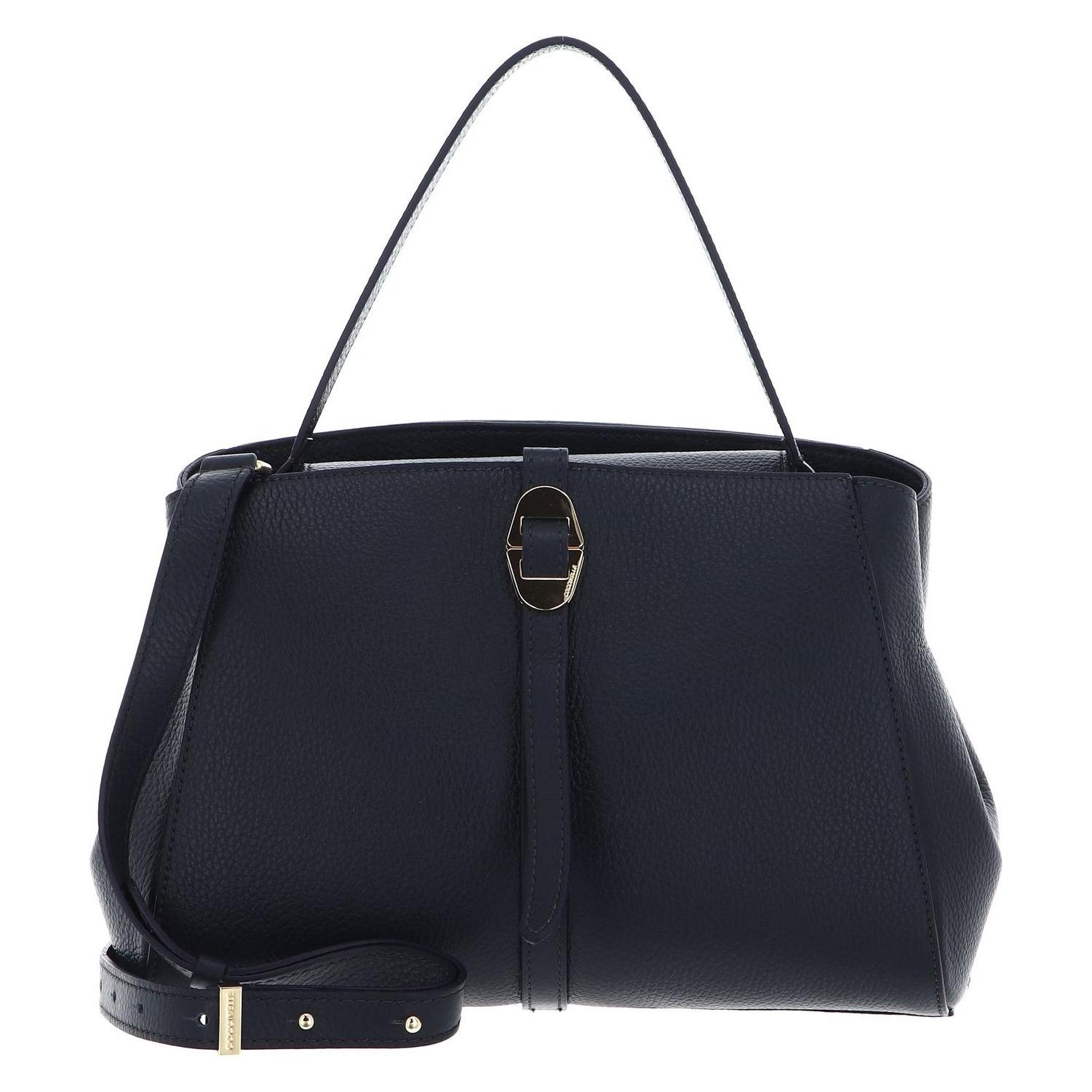 Coccinelle, Damen, Handtasche, Chara Handbag Grained Leather, Blau
