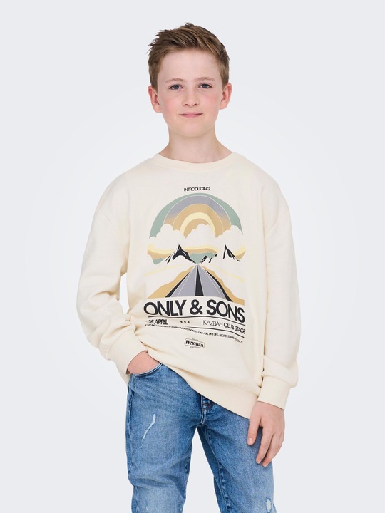 Actual product image Only & Sons Junior OSJROAD Sweatshirt Sweatshirt (134)