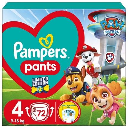 Produktbild Pampers Active Baby Pants Windel-Hose - Hundepatrouillenschein, Gr. 4, 9-15kg, 72 Stk. (Gr. 4, Tragepack, 72 Stück)