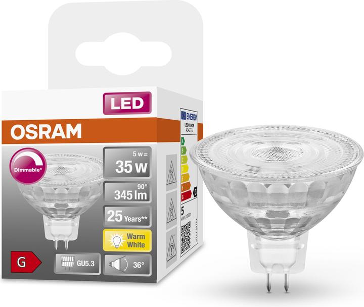 Actual product image Osram Superstar (GU5.3, 5 W, 345 lm, 1 x, G)