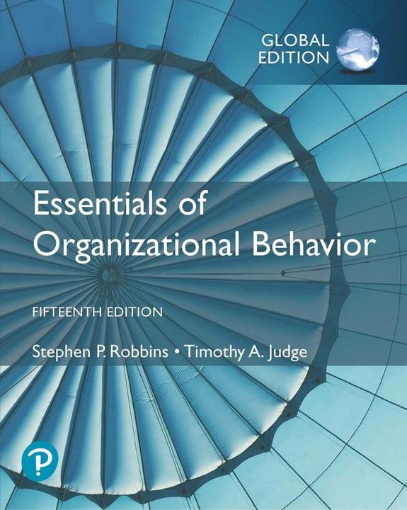 Immagine prodotto Essentials of Organizational Behavior, Global Edition (Inglese, Stephen P. Robbins, Timothy A. Judge, Timothy Judge, Stephen Robbins, 2021)