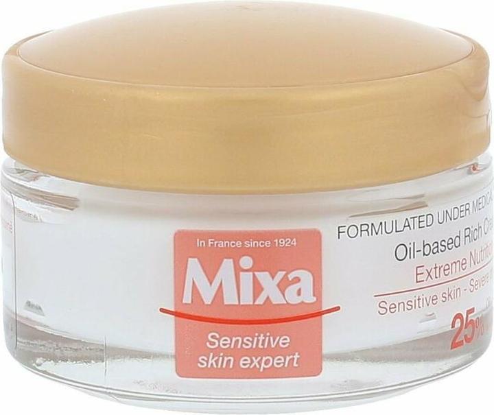 Image du produit Mixa Crème riche à base d'huile Extreme Nutrition (50 ml, Crème de jour)