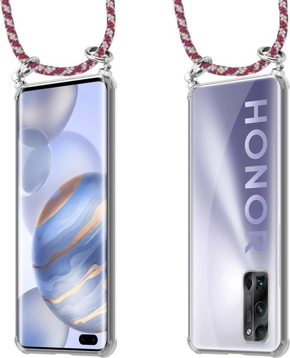 Produktbild Cadorabo TPU Handy Kette SILBER Cover