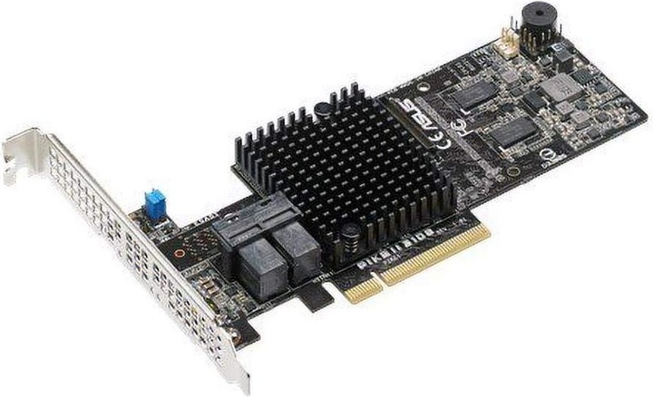 Actual product image ASUS PIKE II 3108-8i-16PD 8-port internal SAS 12G H/W RAID kit RAID 0 1,10 5 6 50 60 single pack