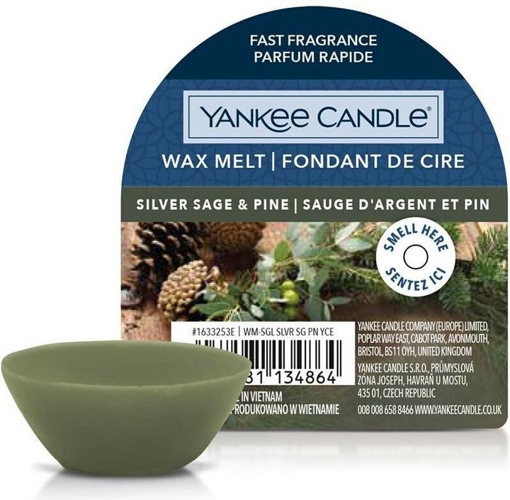 Produktbild Yankee Candle Signature Duftwachsplättchen Silver Sage & Pine