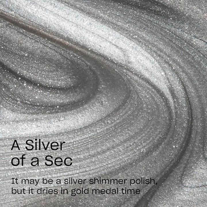 Image du produit OPI Rapidry argent métallique végan (A Silver Of A Sec, Vernis couleur)