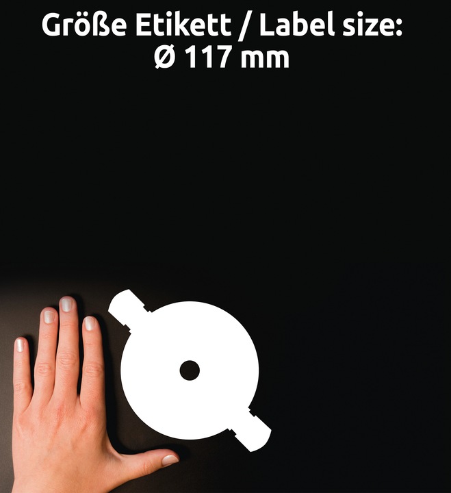 Produktbild Avery CD-Etiketten Supersize