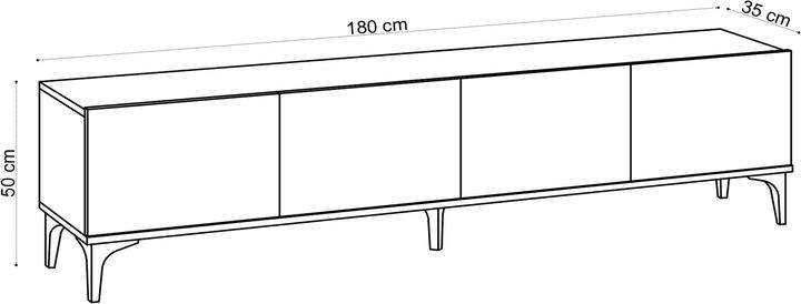 Produktbild Kalune Design Janina (180 x 35 x 50 cm)