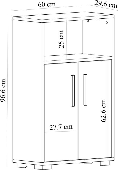 Produktbild Kalune Design Estrella (60 x 29.60 x 96.60 cm)