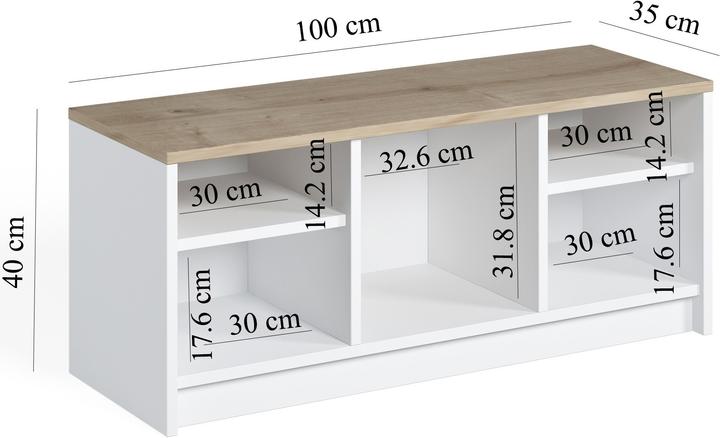 Actual product image Kalune Design Timothy (100 x 35 x 40 cm)