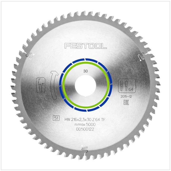 Productafbeelding Festool Speciaal zaagblad 216 x 2.3 x 30 TF64