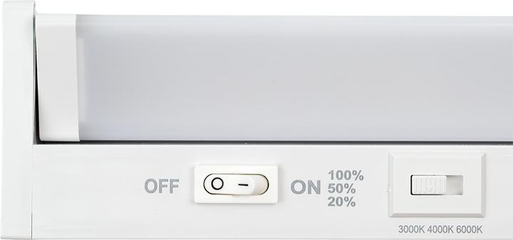 Produktbild Luxula LED-Unterbauleuchte, 16W, EEK: E, 1600lm, CCT, IP20, dimmbar, weiss, 115cm (1600 lm)