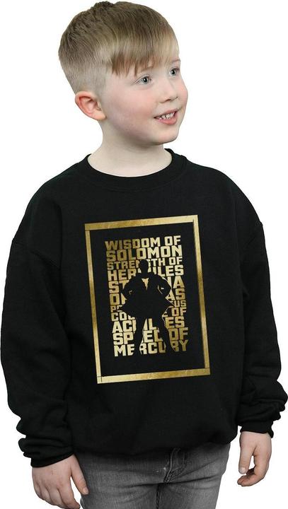 Produktbild Shazam Gold Text Sweatshirt Jungen (140, 146)