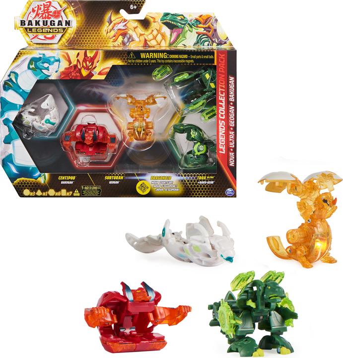 Actual product image Spin Master Bakugan - Legends Collection Drago Gold Nova S5 (6066357)