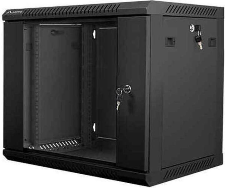 Lanberg WF01-6409-10B Rack 9U Wandplank Zwart (9 HE, 19 inch rek)
