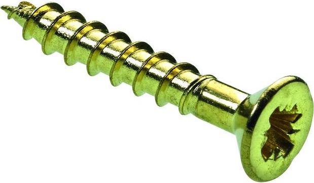 Actual product image Hettich Schrauben fr Stangenscharniere, 2,5x16mm vermessingt, 50 St. (50 Screws per piece)