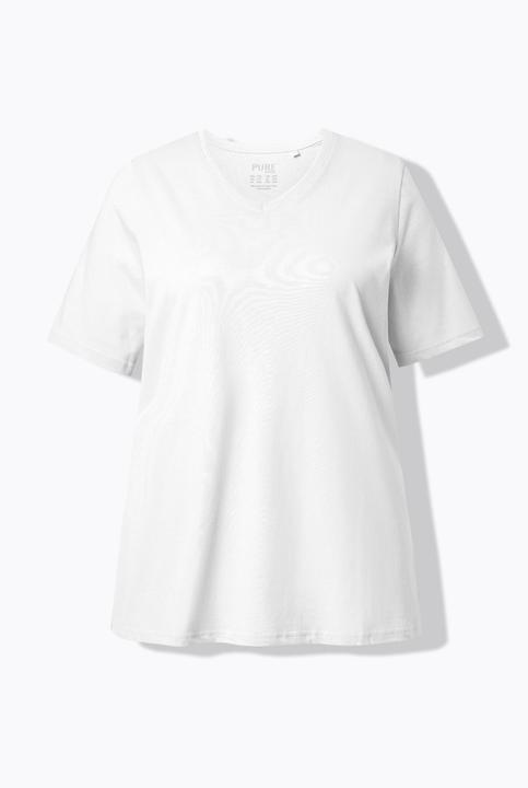 Actual product image Ulla Popken 2 Pack of Eco Cotton Basic Tees (60)