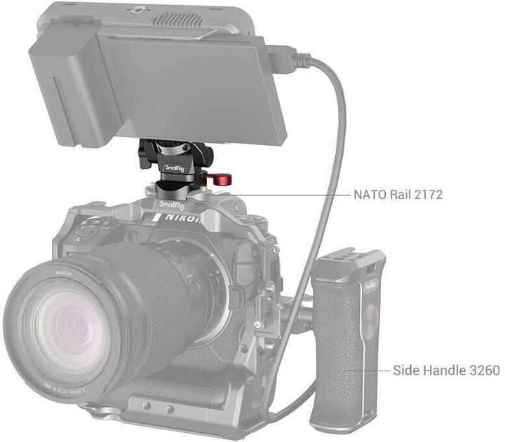 Produktbild SmallRig Swivel und Tilt Adjustable Monitor Mount mit NATO Clamp Mount 2906B (Monitor Zubehör)