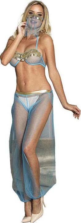 Produktbild Subblime Blaues Dessous-Set Im Indischen Stil S/M (M, S)