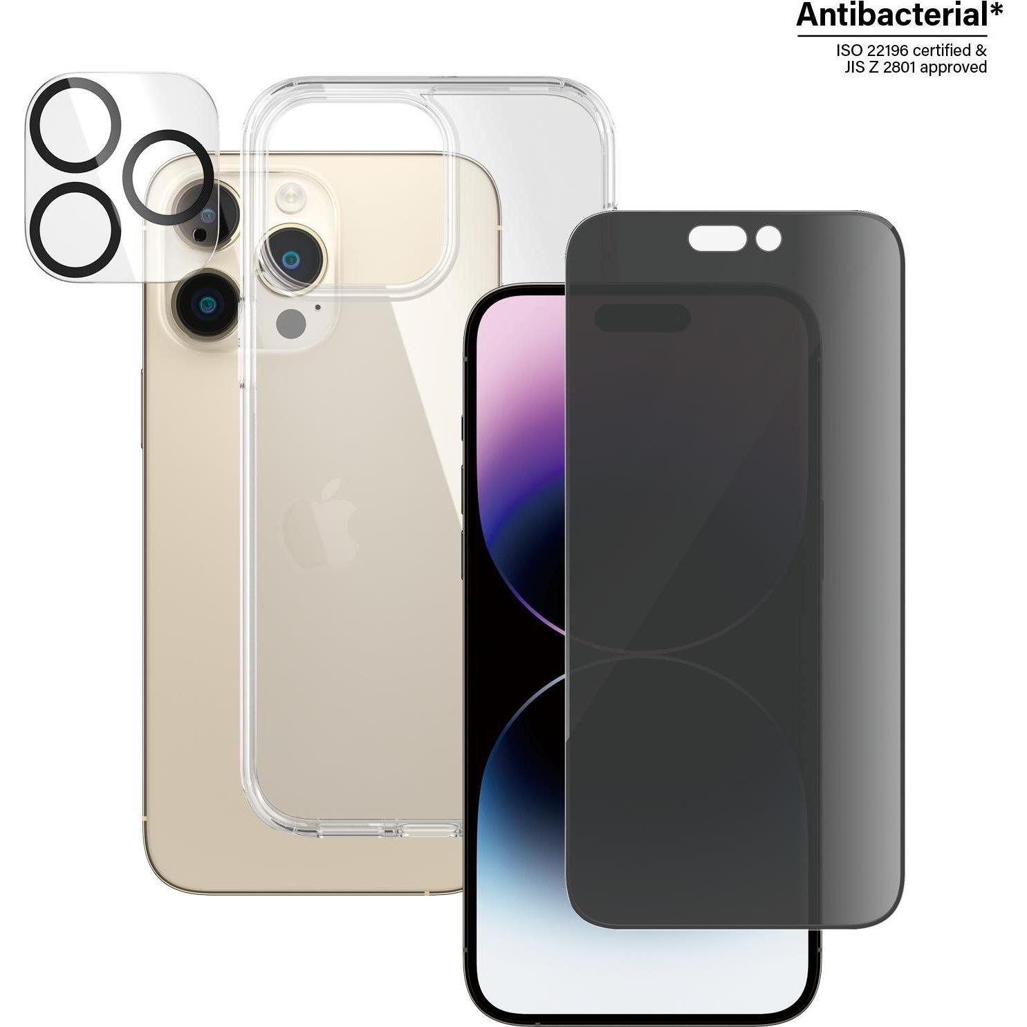 Thumbnail - PanzerGlass 3in1 Privacy Schutzset (1 Stück, Apple iPhone 14 Pro Max), Smartphone Schutzfolie, Transparent