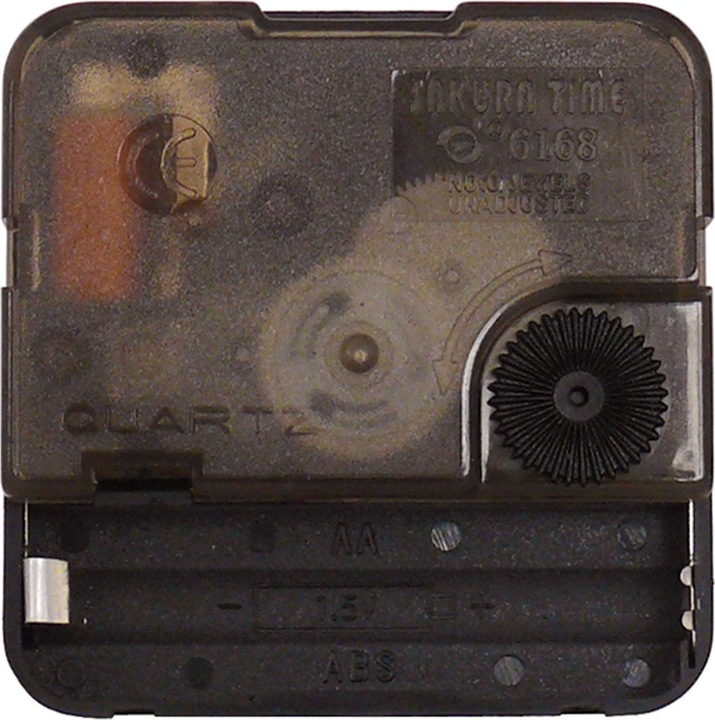 Actual product image Blanko Set of 2 quartz clock movements, with 6 x 3 hand counters