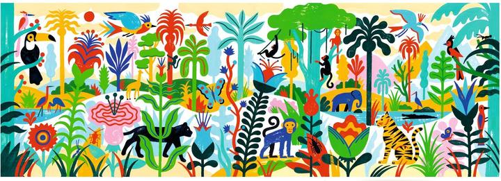 Valori nutrizionali e ingredienti Djeco Puzzle Gallery Jungle 100 pezzi (100 pezzi)