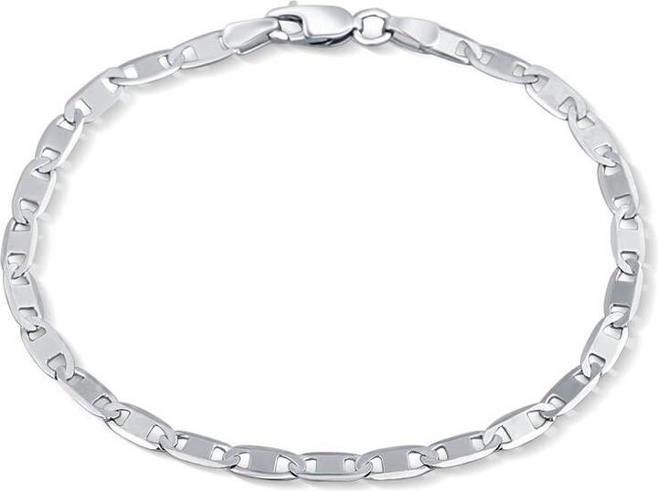 JVD Timeless Silver Chain Bracelet Hook SVLCOPQ0SJ180 - Length: 18 cm (18 cm)
