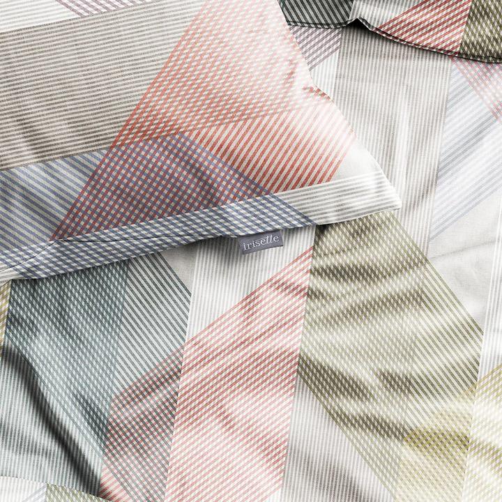 Actual product image Irisette Mako-Satin Bettwäsche Wave 8739 multi (135x200 cm)