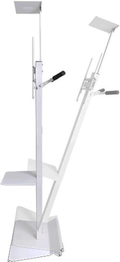 Produktbild Multibrackets M Tilt & Roll Floorstand White (Gerätespezifisch, 55", 40 kg)