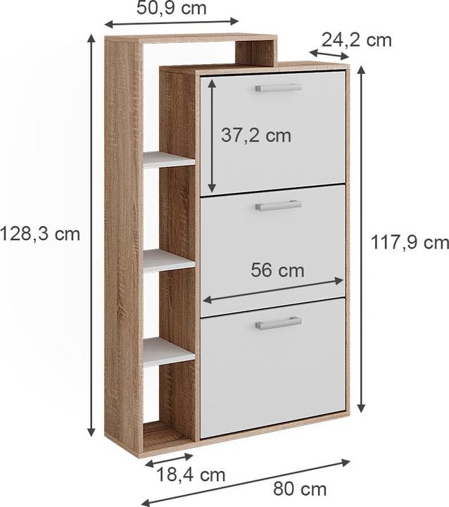 Immagine prodotto Vicco Orlando (80 x 128,3 x 24,2 cm)