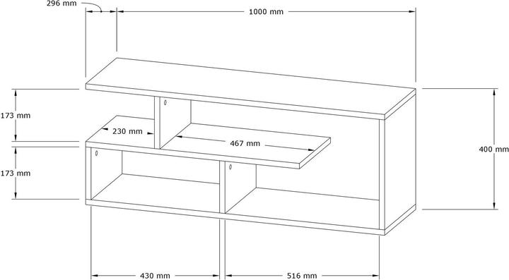 Actual product image Hanah Home Tony (100 x 29.5 cm)