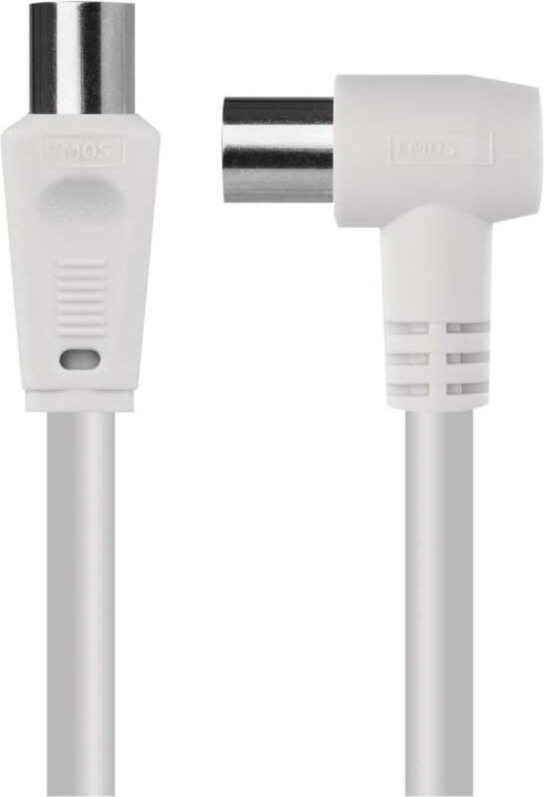Immagine prodotto Emos Cavo coassiale per antenna, schermato 2,5 m - spina angolare (Cavi antenna)
