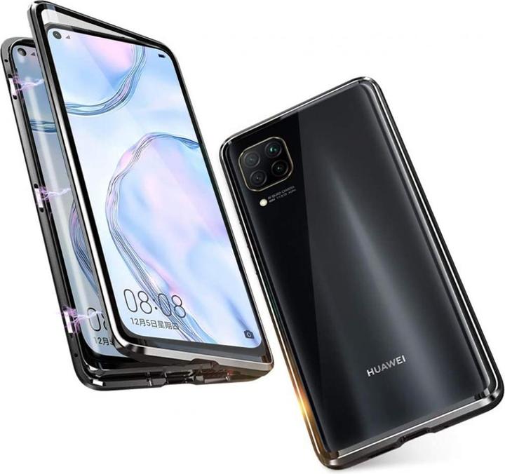 G-Case Huawei P40 Lite Aluminium Magnetic Glass Case Hülle (Huawei P40 Lite)