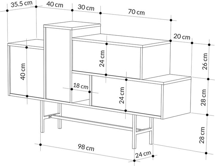 Actual product image Homitis Jamir (160 x 35.5 cm)
