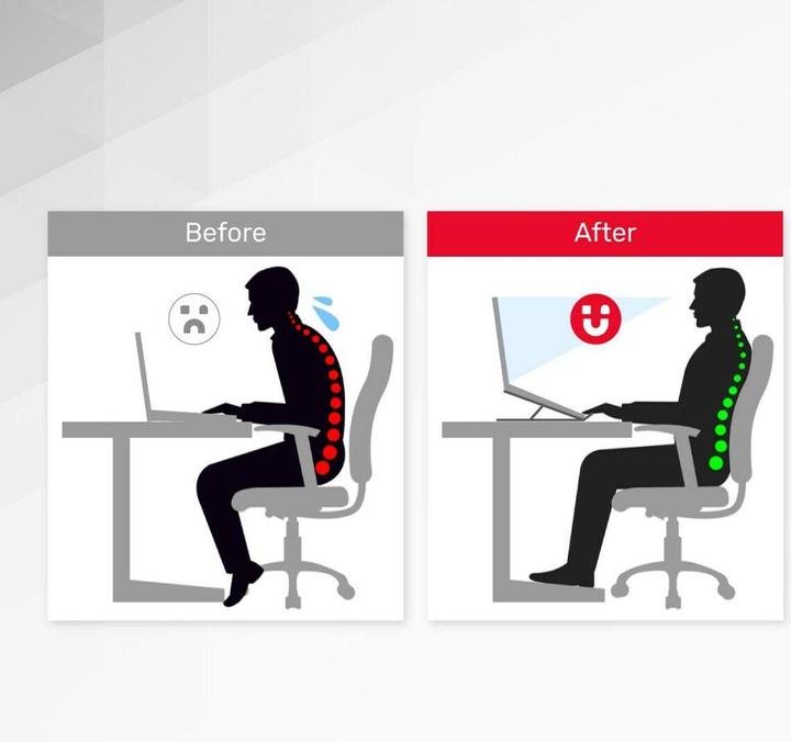 Produktbild Unitek Laptop stand Laptop stand, foldable, aluminum