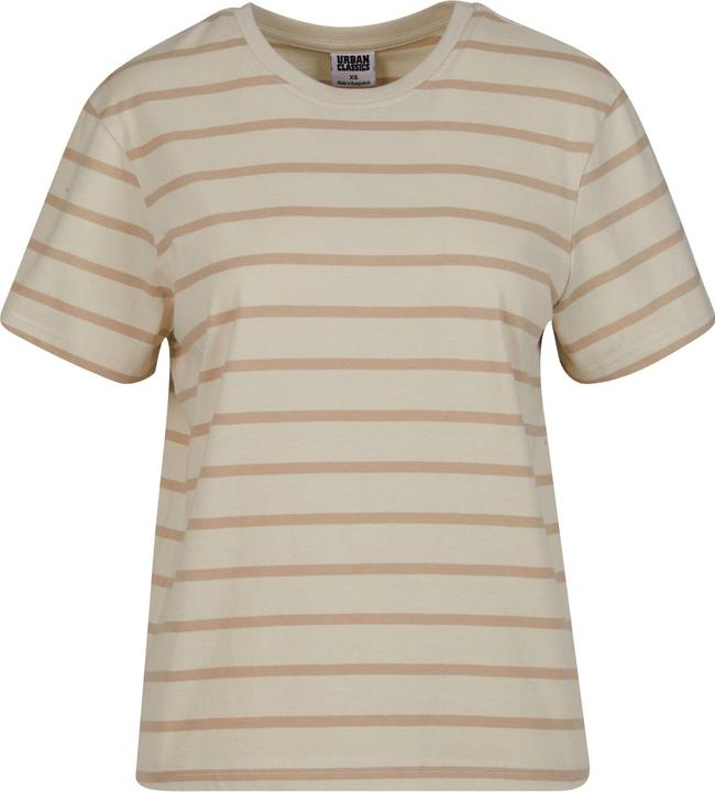 Actual product image Urban Classics Ladies Striped Boxy Tee - 137791 (XS)