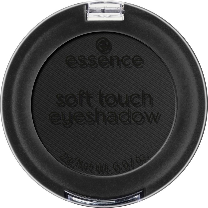 Actual product image essence soft touch eyeshadow (06 Pitch Black)