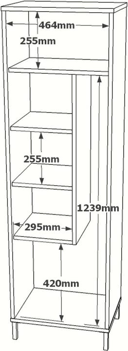 Immagine prodotto Skye Decor Nicole (50,5 x 36 x 165 cm)